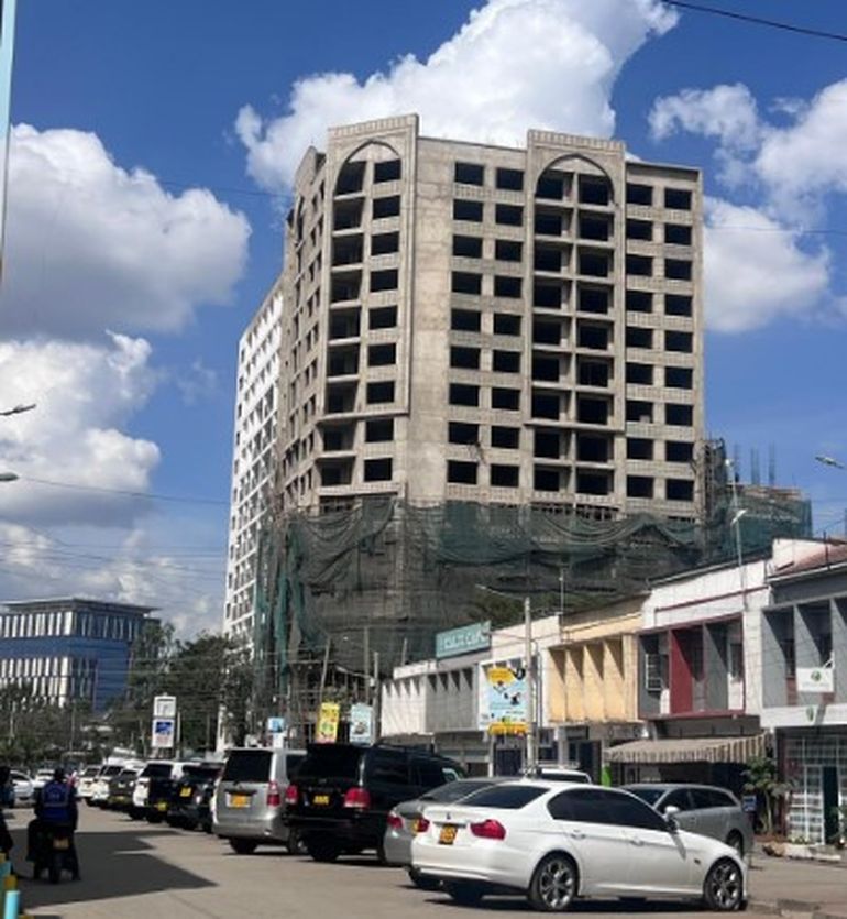 Así lucía el edificion en construcción en el sur de Nairobi, antes del derrumbe. Así lucía el edificion en construcción en el sur de Nairobi, antes del derrumbe.