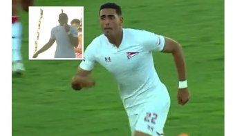 hizo el gol de la fecha pero la arruino con un gesto desubicado hizo el gol de la fecha pero la arruino con un gesto desubicado