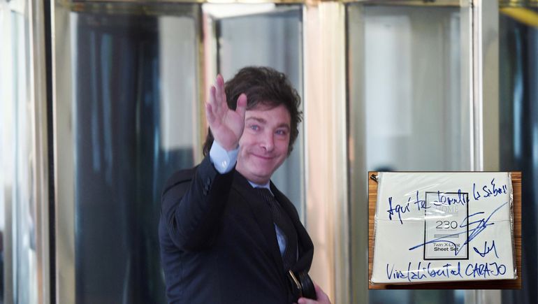 Por qué Javier Milei le regaló un juego de sábanas a una familia