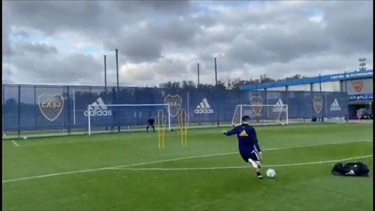 Intacto: el video de Román pateando tiros libres que se hizo viral