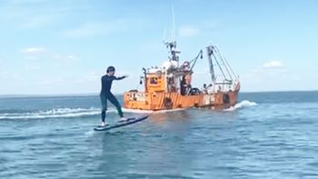 la ultima imagen del pesquero hundido en san antonio oeste la ultima imagen del pesquero hundido en san antonio oeste