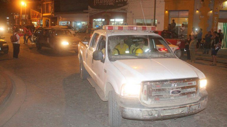 Homenajearon a los brigadistas que trabajaron para combatir el incendio