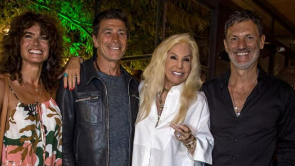 Susana Giménes y Nicolás Repetto se reencontraron en Punta del Este.