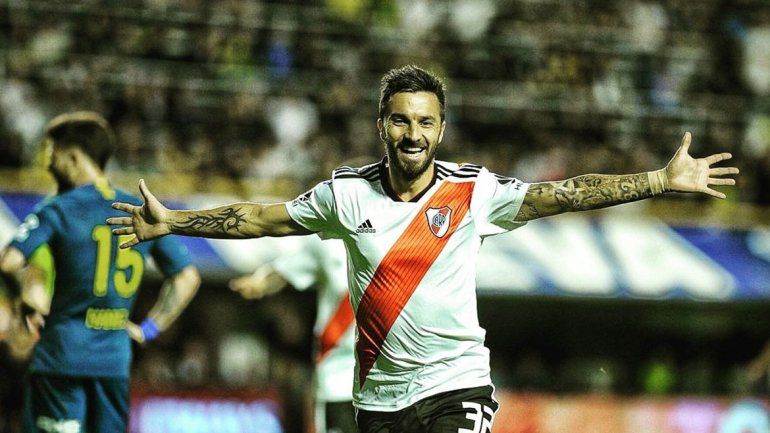 Scocco viene de anotar en La Bombonera y será titular en River.