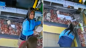 video viral: inspectora vio como a una clienta se le cayeron mil pesos y los escondio video viral: inspectora vio como a una clienta se le cayeron mil pesos y los escondio
