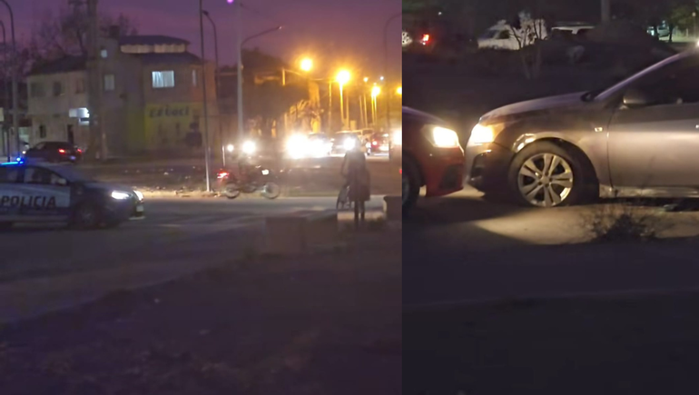 El siniestro vial ocurrió en la rotonda de Rodhe y 1° de mayo