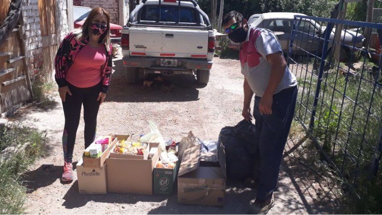 La solidaridad de los vecinos de Plottier para el papá que quedó solo con sus tres hijos.&nbsp;