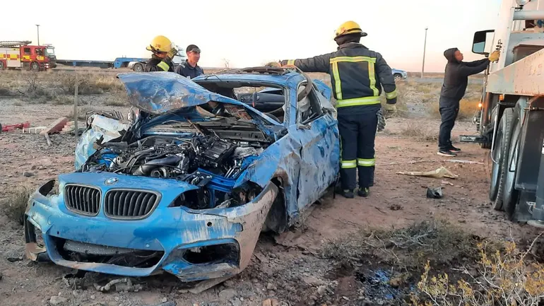 El BMW circulaba por la Ruta 51 a más de 220 km/h