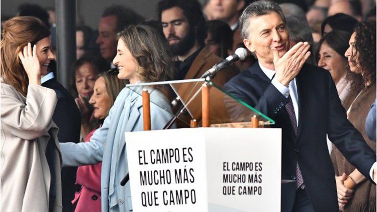 Macri: Le sacamos el pie de encima al campo y respondió