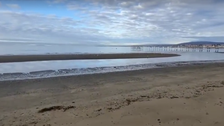 Impactante video: así se retrotrajo el mar en Chile en medio del alerta roja por tsunami