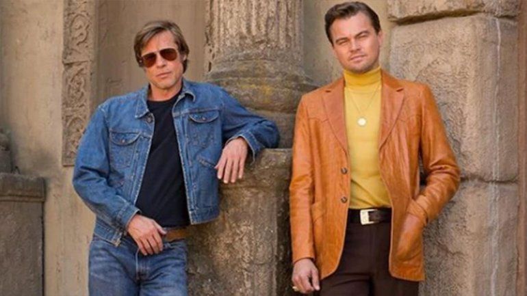 DiCaprio y Brad Pitt revolucionaron las redes con el poster de Once upon a time in Hollywood