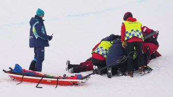 las terribles imagenes de la snowboarder que cayo de cabeza en los juegos olimpicos las terribles imagenes de la snowboarder que cayo de cabeza en los juegos olimpicos