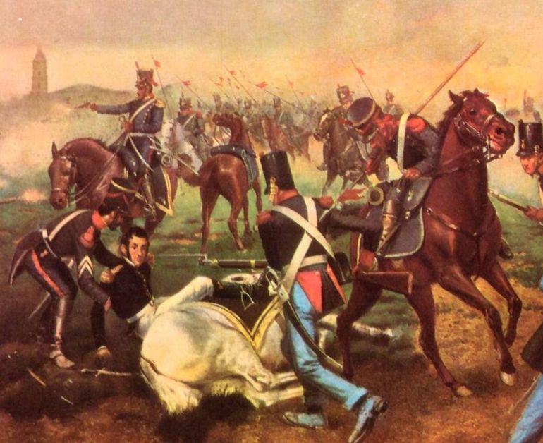 La Batalla de San Lorenzo.