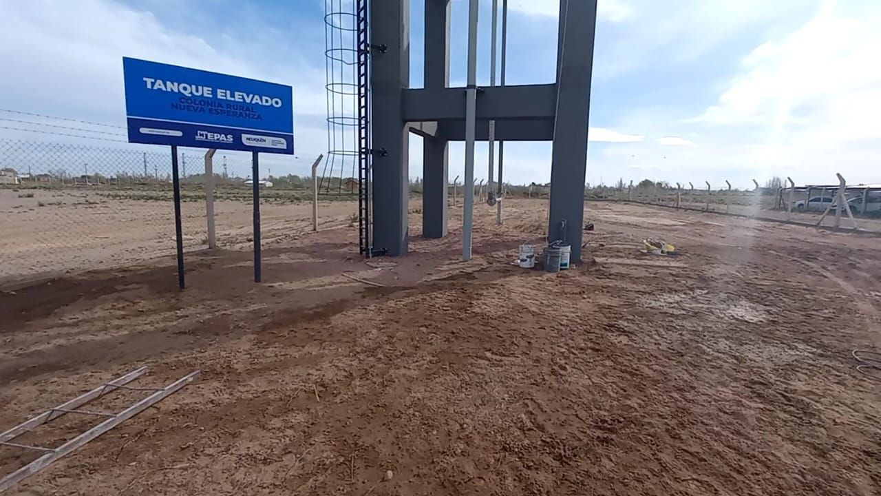 Prueban el nuevo sistema de agua para Nueva Esperanza