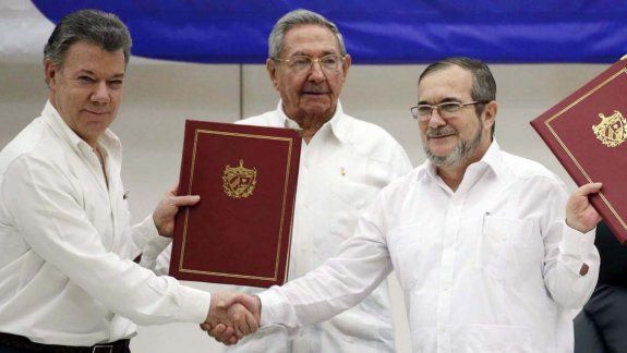 Colombia sella paz con las FARC tras 52 años de guerra