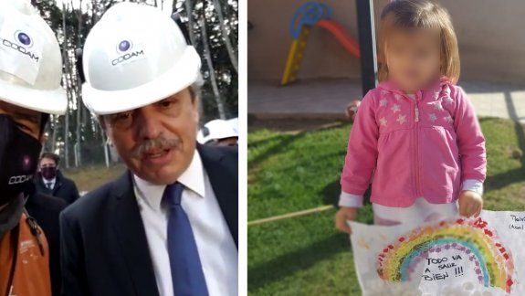 El mensaje del presidente que sorprendió a una nena neuquina