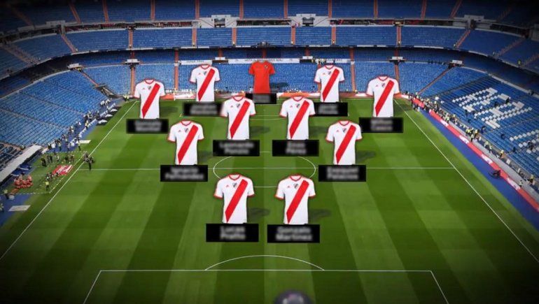 River y su 11 atípico contra Godoy Cruz