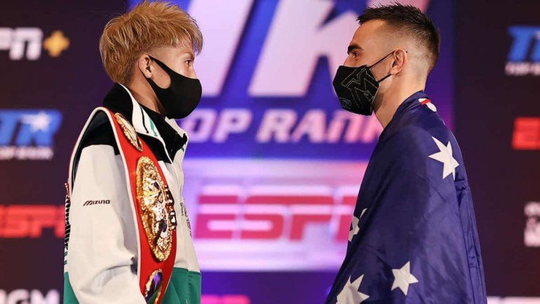 El japonés Naoya Inoue defiende este sábado sus títulos ante el australiano Jason Moloney.