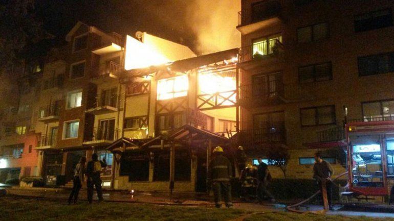 Un asado en un chulengo provocó el incendio del hotel