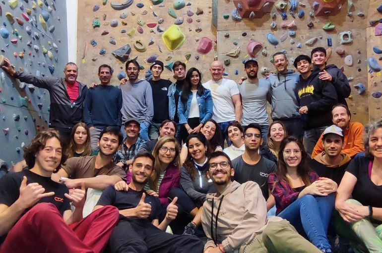 Chubut: el club de escalada Desplome Sur, de Trelew, cumplió 10 años. Chubut: el club de escalada Desplome Sur, de Trelew, cumplió 10 años.