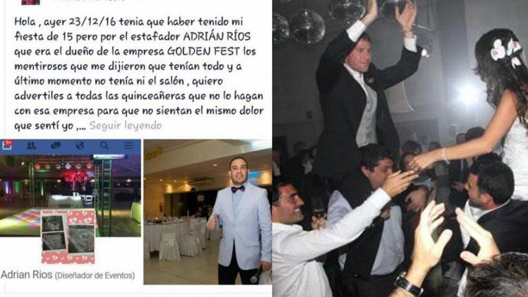 Cobraba por casamientos y cumpleaños de 15 y se fugaba con la plata