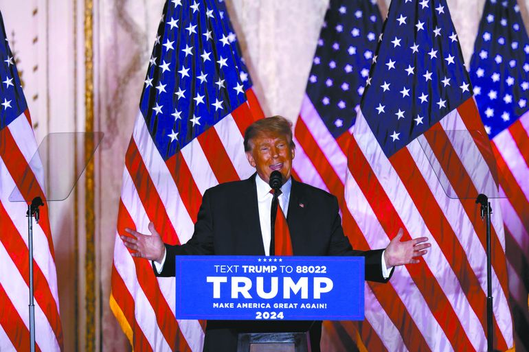 Donald Trump dejó críticas a Joe Biden por la inflación y la guerra. Donald Trump dejó críticas a Joe Biden por la inflación y la guerra.