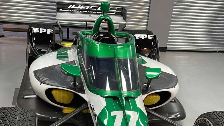 Así es el IndyCar que manejará Agustín Canapino en Buenos Aires