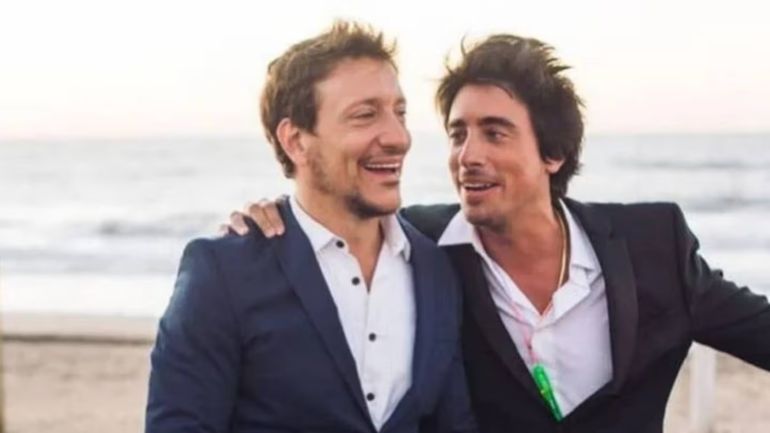 Nico Vázquez y su hermano