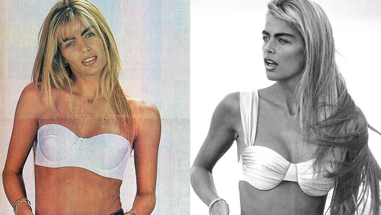 Raquel Mancini, un ícono de belleza de los años '90, protagonizó distintas campañas como modelo.