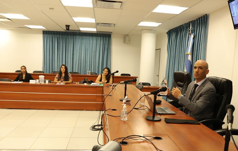 El juez Juan Manuel Kees al momento de dictar la condena al profesor del Jardín 31. El juez Juan Manuel Kees al momento de dictar la condena al profesor del Jardín 31.