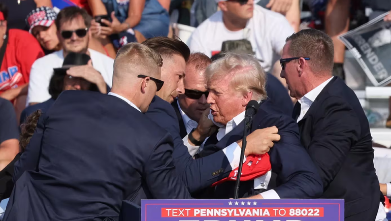 Donald Trump fue herido de bala en un acto en Estados Unidos