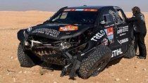 Fuerte accidente en el Dakar 2022