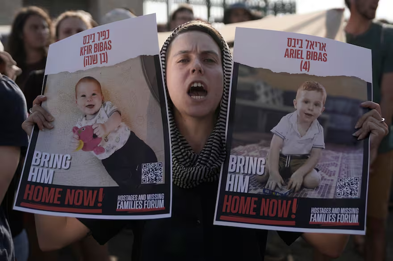 La comunidad internacional reclama por la situación de los nenes argentinos secuestrados por Hamas