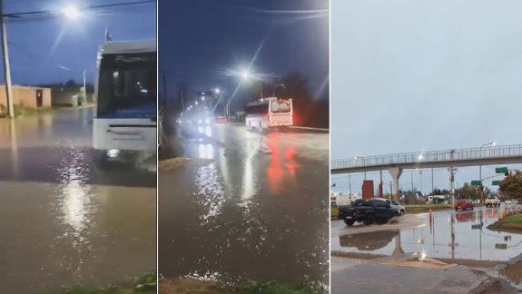 Temporal de lluvia en Neuquén y la provincia.