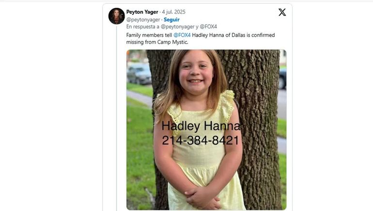 La tragedia en el campamento de Texas dejó 11 niñas desaparecidas La tragedia en el campamento de Texas dejó 11 niñas desaparecidas