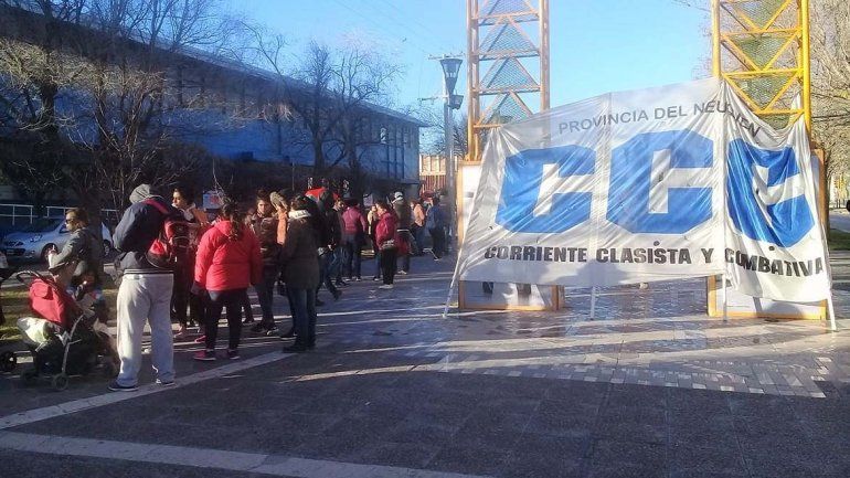 Una manifestación complicó el tránsito en el centro