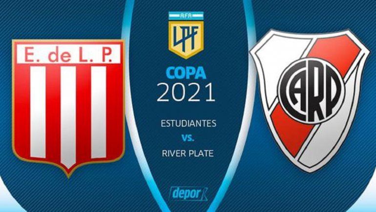 River vs Estudiantes en el debut de la Liga Argentina.