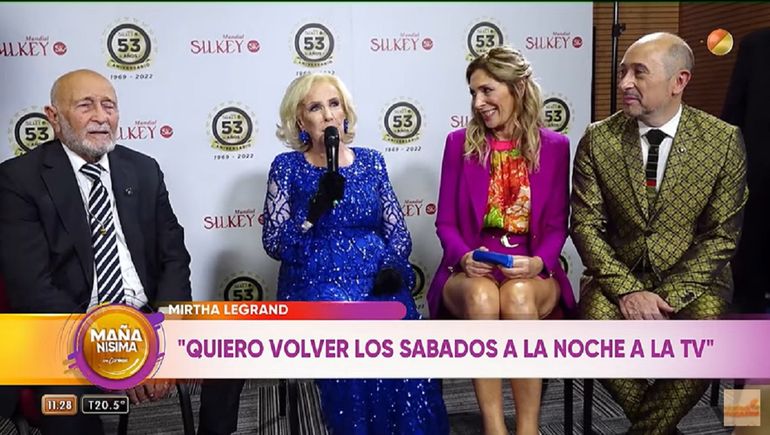 ¿Qué dijo Mirtha Legrand sobre no estar nominada a los Martín Fierro?