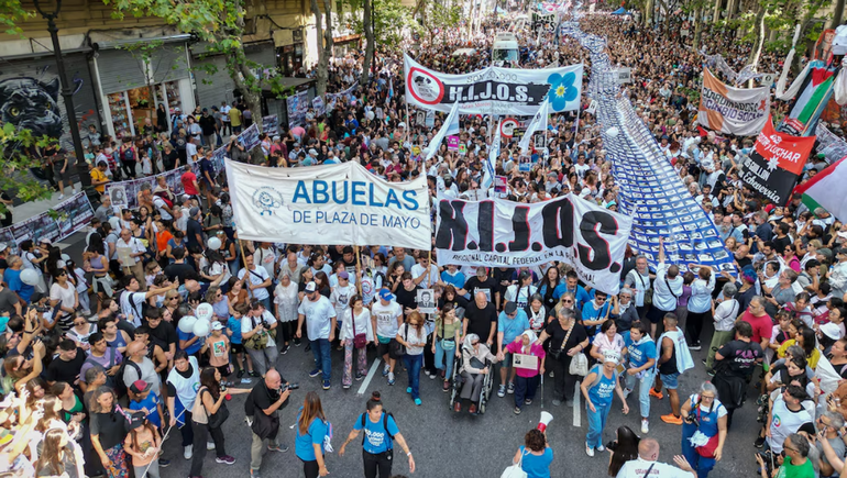 La marcha por el 24 de marzo reúne a diversas organizaciones en el país