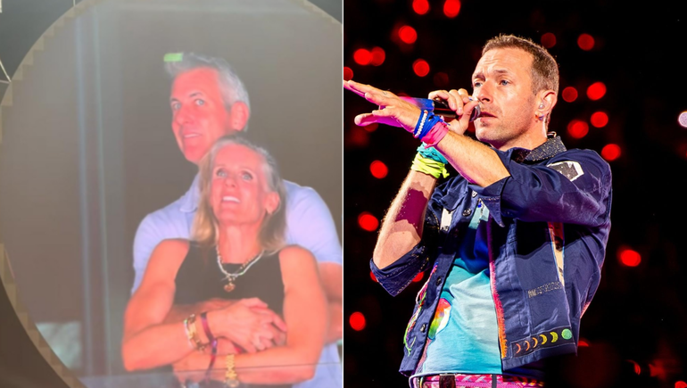 El tremendo momento que vivió una pareja en el recital de Coldplay