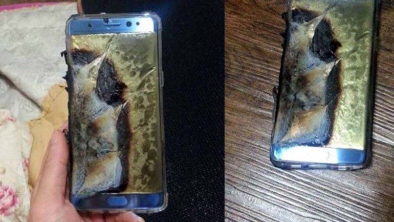 Suspenden las ventas del Galaxy Note 7 por explosión de baterías