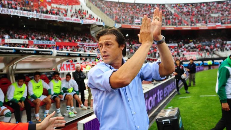Matías Almeyda habló del descenso de River.