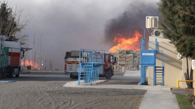 Los incendios y el viento tampoco dieron tregua en Centenario