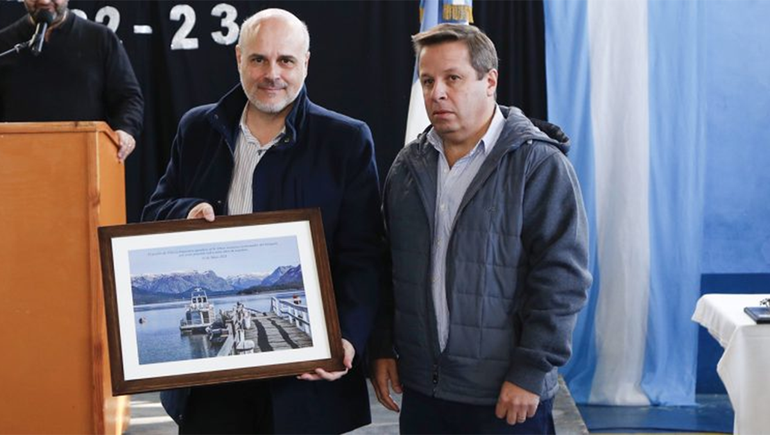 Villa La Angostura celebró sus 91 años con la inauguración de su primera escuela técnica