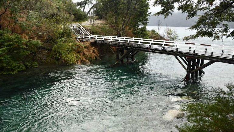 El puente Correntoso en Villa La Angostura / Foto Archivo