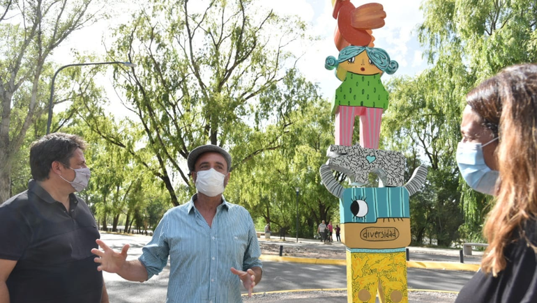 La diversidad ya tiene su arte a la vera del Limay