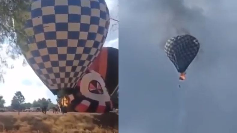 El accidente ocurrió en el marco de las fiestas patronales del municipio de Enrique Estrada, en la ciudad de Zacatecas, México.