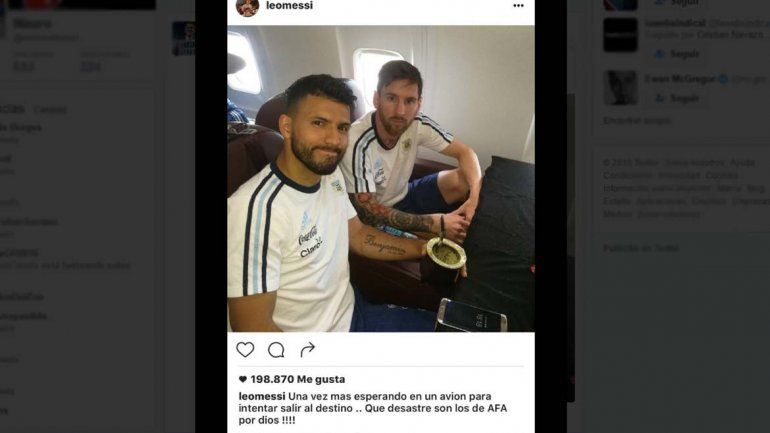Messi se calentó y le apuntó directo a la AFA