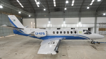 El avión Cessna Citation V Ultra, modelo 1994, que compró la Gobernación de Río Negro a principios del 2021 no fue usado nunca desde que empezó el tercer mandato de Alberto Weretilneck.