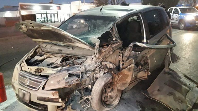 Murió el conductor que protagonizó un choque en Plaza Huincul